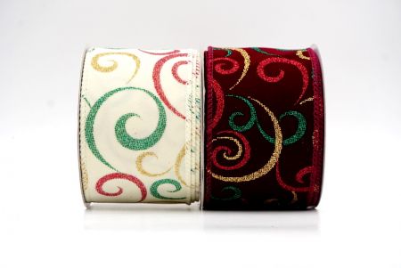 Glitter Nativitatis Volutatio Consilium Filum Rhabarbarum_KW0014 (1)